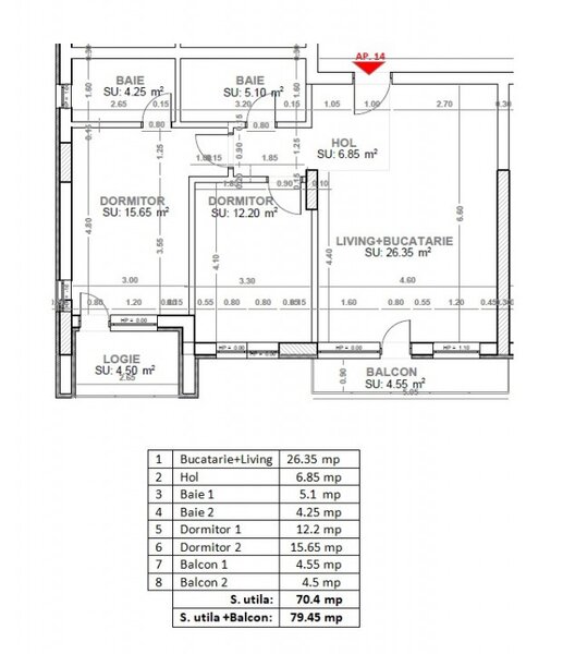 Titan, Theodor Pallady, metrou, finalizat, 3 camere, incalzire in pardoseala,